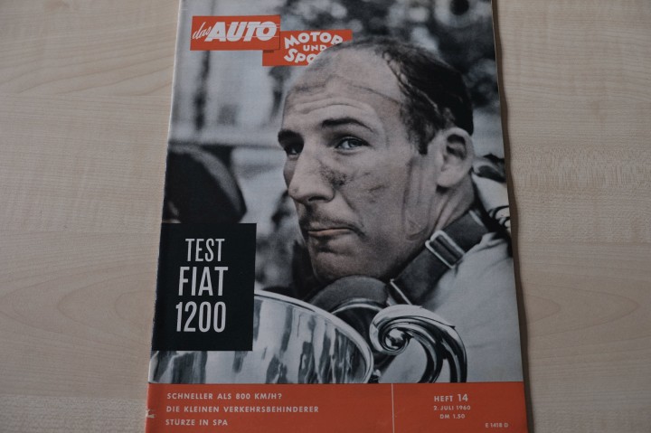 Deckblatt Auto Motor und Sport (14/1960)